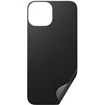 Nomad Leather Skin Tasche für iPhone 13 mini Schwarz
