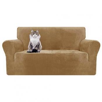 Housse de canapé Love Seat en velours 2 places
