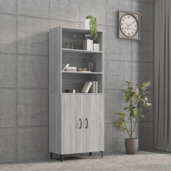 VidaXL Engineered Wood Highboard Grey Sonoma