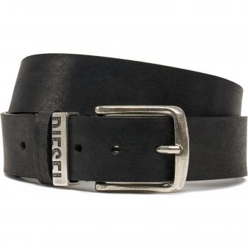 Cintura Diesel Nero Argento B‑Visible 100 cm