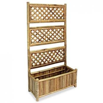 Vidaxl Bamboo Trellis Garden Raised Bed 70 cm