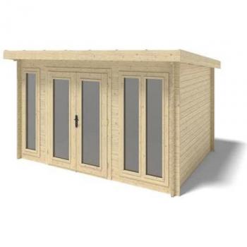Caseta de madera altanka 12 m² 4x3 m 34 mm