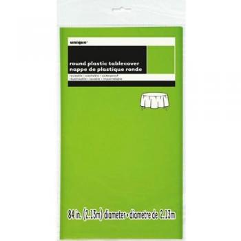 Round Neon Green Event Table Shield 213 cm