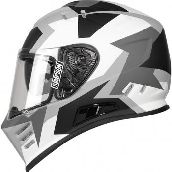 Vollvisierhelm Simpson Venom Have Blau