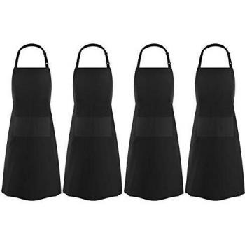 Unisex Adjustable Apron with Pockets for Coffee house