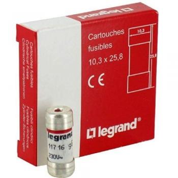 Fusible Legrand 16A Acción Rápida con Indicador