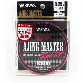 Varivas 150m Ester Line Ajing Master Red Eye 0.25mm