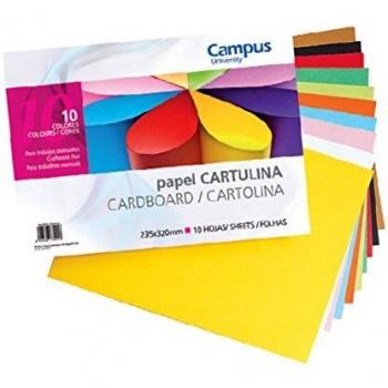 Pack de Cartulinas 10 Colores 24x32 cm