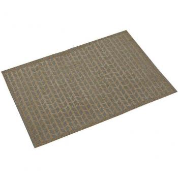 Versa Rattan-Deckeluntersetzer – Grau – 45 × 30 cm