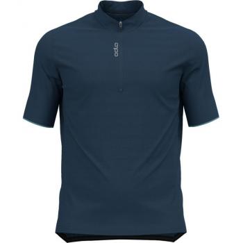 Maglia manica corta ciclismo Odlo Essential blu wing teal uomo