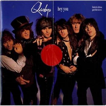 Quireboys Hey You 7 vinyl UK Parlophone 1989 limited edition gatefold sleeve