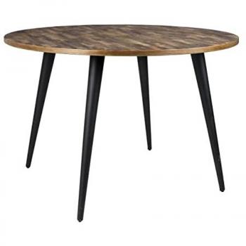 Mesa Ecológica Redonda de Madera Reciclada