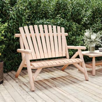 2-Seater Garden Bench Solid Wood Spruce 119x85x98 cm