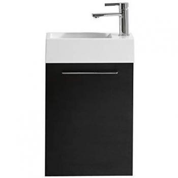 Station de Lavage Noir en Bois