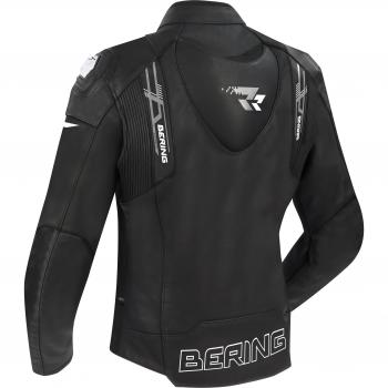 Bering Snap Motorradjacke L Schwarz-Weiß