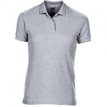 Gildan Women's Double Piqué Polo Tee – Everyday Wear (White)