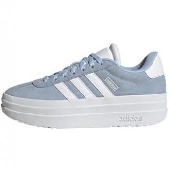 Adidas VL Court Bold Girls’ Junior Trainers – Blue Glow/Cloud White (UK 3.5)