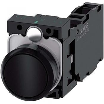 Siemens 3SU1100-0AB10-1FA0 Drucktaster schwarz