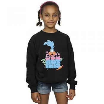 Looney Tunes Girls Roadrunner You Got This Sweatshirt Black 12-13 Years