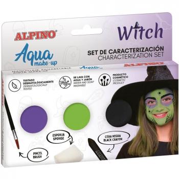 Maquillaje set de caracterización Bruja