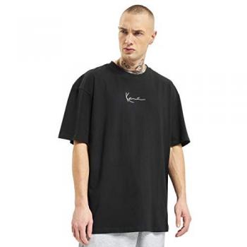 Maglietta Karl Kani Signature Nera/Blanca