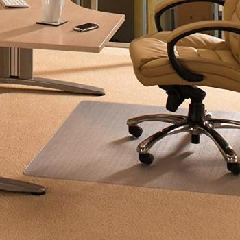 Floortex Advantagemat Phthalate-Free PVC Chair Mat for Low Pile Carpets up to 6mm Thick