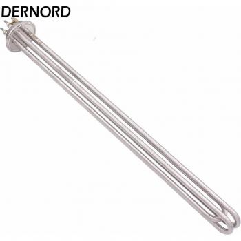 Brew Kettle Electric Immersion Heating Element, 208V, 6000W, 2 Tri Clamp Flange