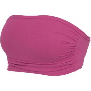 Urban Classics Fuchsia Bandeau Top for Women