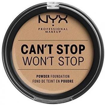 NYX Pro Can't Stop Won't Stop Vollabdeckungspuder – Matte Langanhaltend, Anti-Glanz, Vegan, Farbton Medium Olive