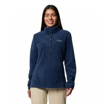 Columbia Donna Pullover Benton Springs 1/2 Snap II Navy S