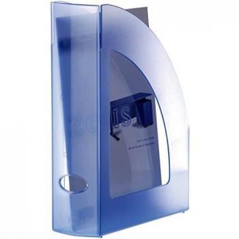 Enveloppes de couverture de livre en PVC bleu translucide 250 × 80 × 320 mm (ensemble de 6)