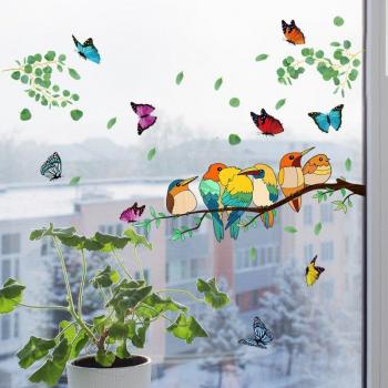 Autocollant décoratif à double face pour verre