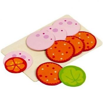 GoKi Wurstaufschnitt, 8 Scheiben, 1 Salatblatt