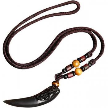 Obsidian Wolf Tooth Jewelry