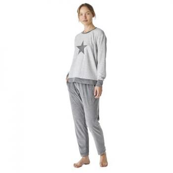Pigiama J&J Brothers grigio a maniche lunghe XL