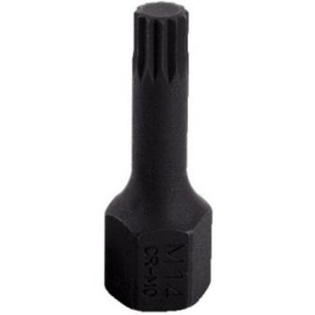 KS Tools 1/2 DUODRIVE XZN Spezial-Kraft-Bit-Stecknuss M14, 43mm kurz