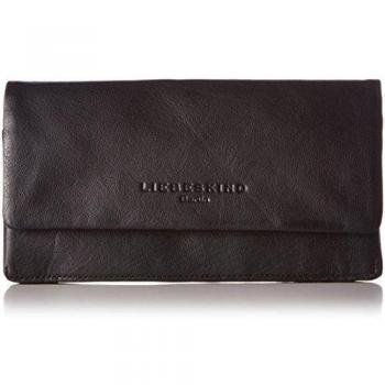 Monedero de cuero Liebeskind Berlín Slam vintage para mujer, color negro, dimensiones 18x10x3 cm