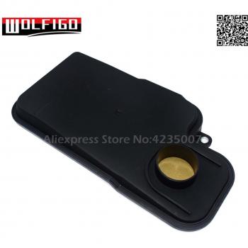WOLFIGO Oil Filter and Transmission Pan Gasket for Mitsubishi Montero Sport 3.5L-V6