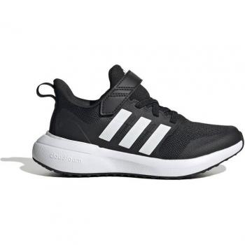 Adidas FortaRun 2.0 Cloudfoam Sport Running Elastic Lace Top Strap Shoes IG5387 Schwarz