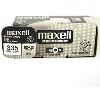 Maxell 18293600 pila doméstica de un solo uso SR512SW Óxido de plata