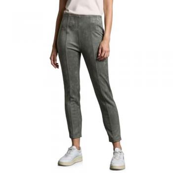 STREET ONE 7/8-Jeggings Damen Velouroptik