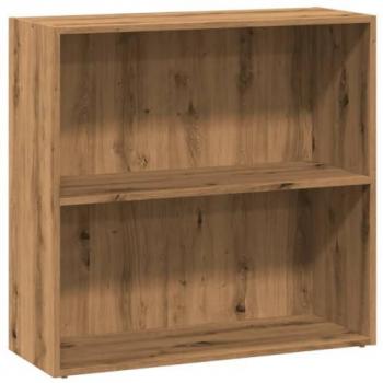 VidaXL Bookcase Artisian Oak 80x30x77 cm Engineered Wood