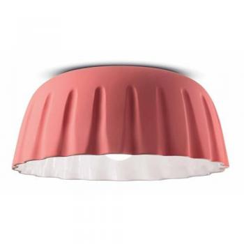 Plafoniera ceramica ferroluce dec madame gres c2572 e27 led lampada soffitto classica moderna, 44
