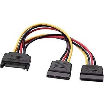 Cable Aisens A131-0353, SATA Macho a 2x SATA Hembra, 20cm
