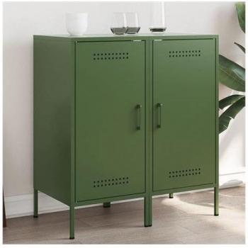 Étagère Ouverte Buffet 2 Pcs Vert Olive