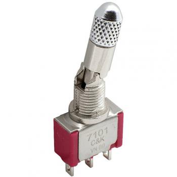 C & K Switches Toggle Switch 120V AC, 28V DC, 5A, 2x On/Off/On, IP67