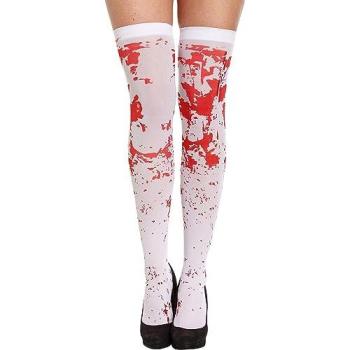 Creepy Crimson Slasher Over‑Knee Hosiery