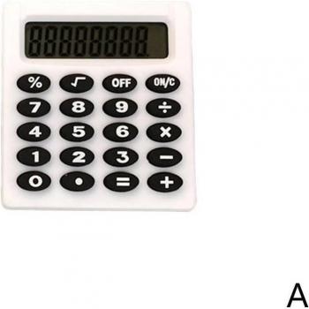 5-Color Mini Calculator for Office and School