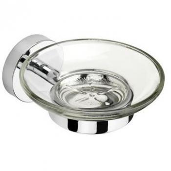 Epsom Flexi‑Fix Dish & Holder (Chrome) – Croydex