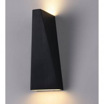 LED Wandleuchte Times Square Schwarz 6W IP54 100lm
